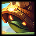Spiked Shell is used by Rammus