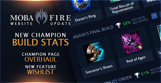 New Champion Build Stats + Champion Page Visual Updates :: League of  Legends (LoL) Forum on MOBAFire